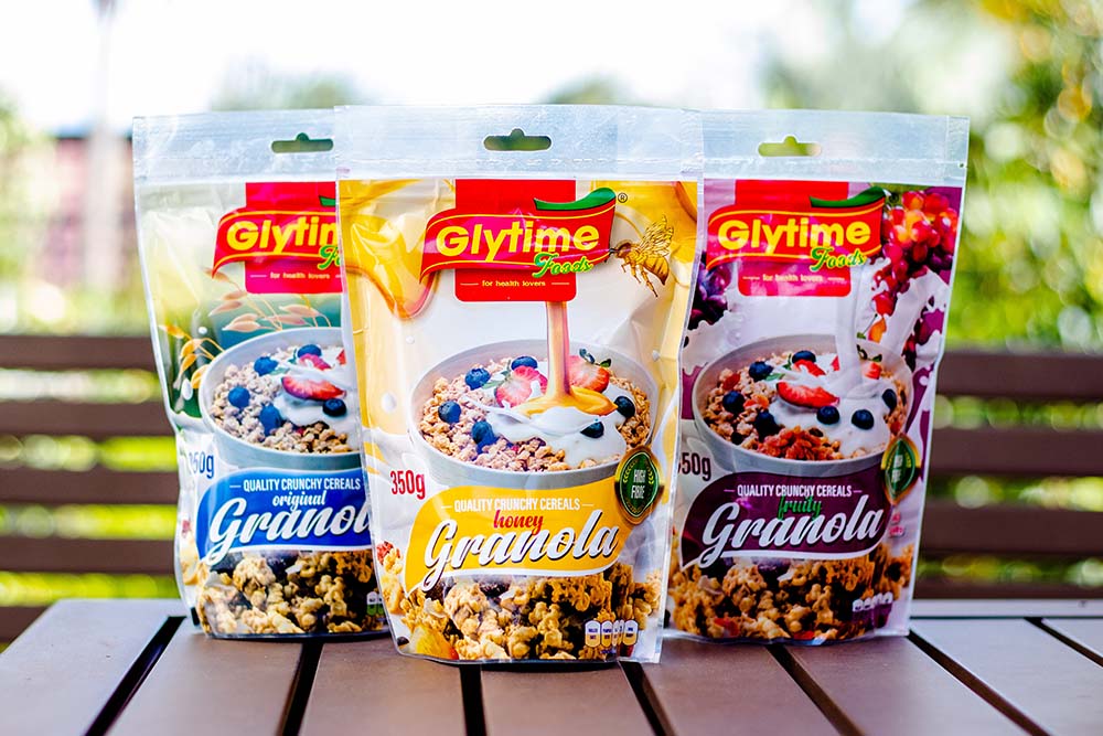Flax Seeds Glytime Foods Granola